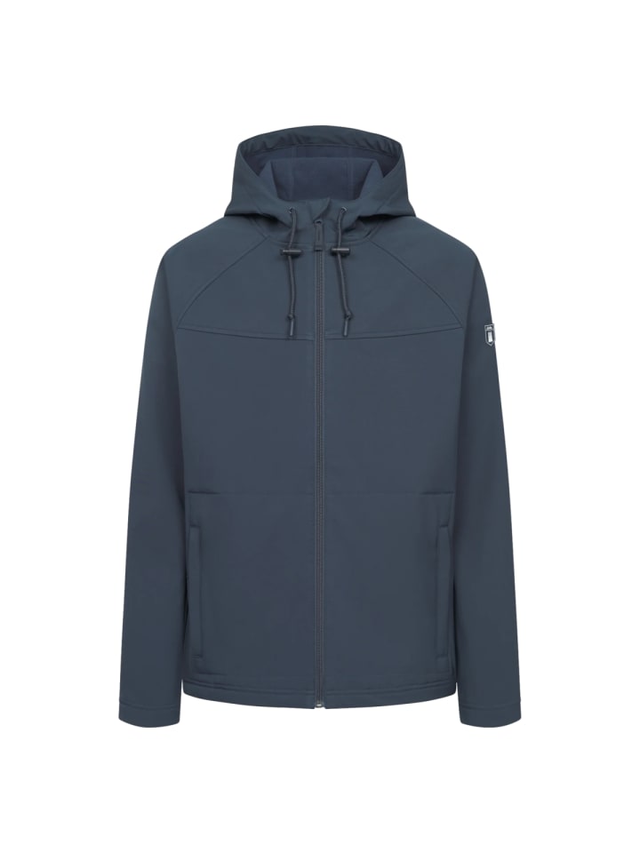 

Derbe Куртка-софтшелл Isleby темно-синего цвета