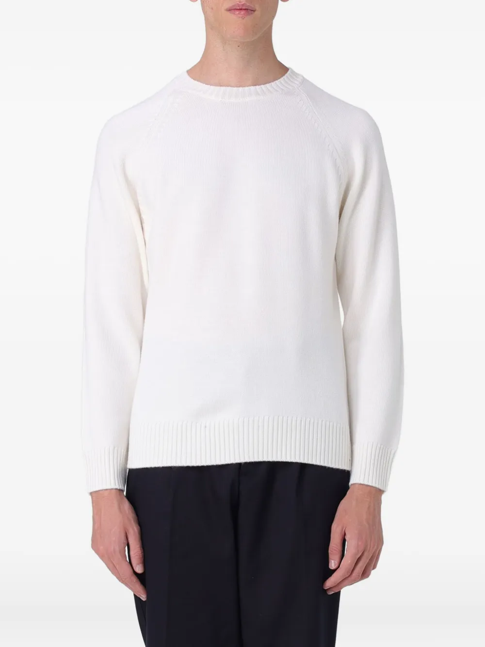 

Джемпер с рукавами реглан Paolo Pecora, белый