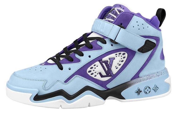 

Кроссовки Louis Vuitton Trainer 2 Lifestyle, голубой/сиреневый, Синий, Кроссовки Louis Vuitton Trainer 2 Lifestyle, голубой/сиреневый