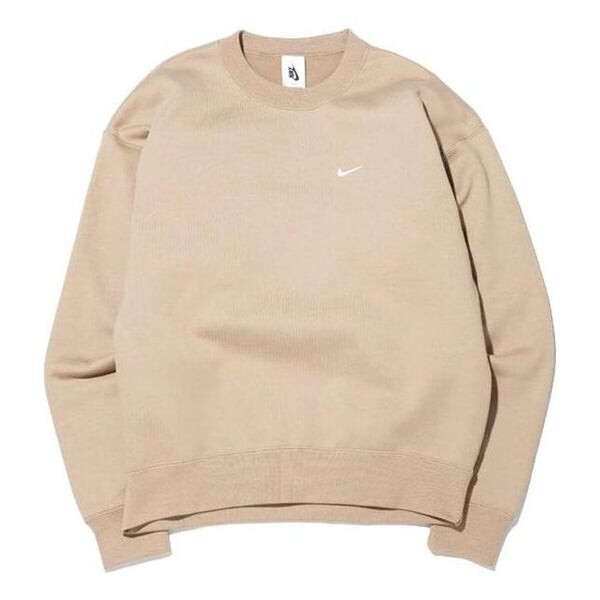 

Толстовка Men's Nike Logo Printing Pattern Round Neck Pullover Long Sleeves Khaki, хаки