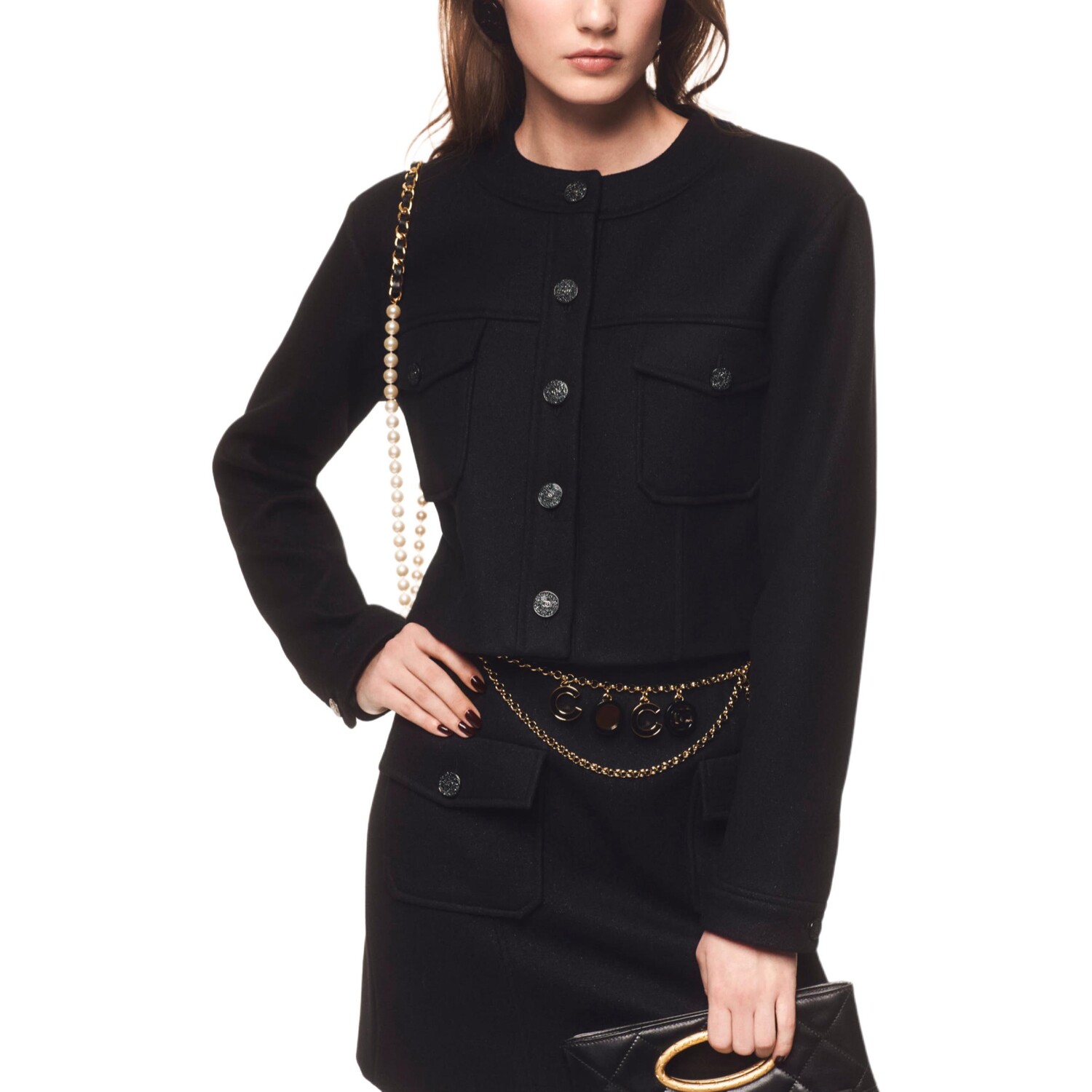 

Куртка женская черный Chanel