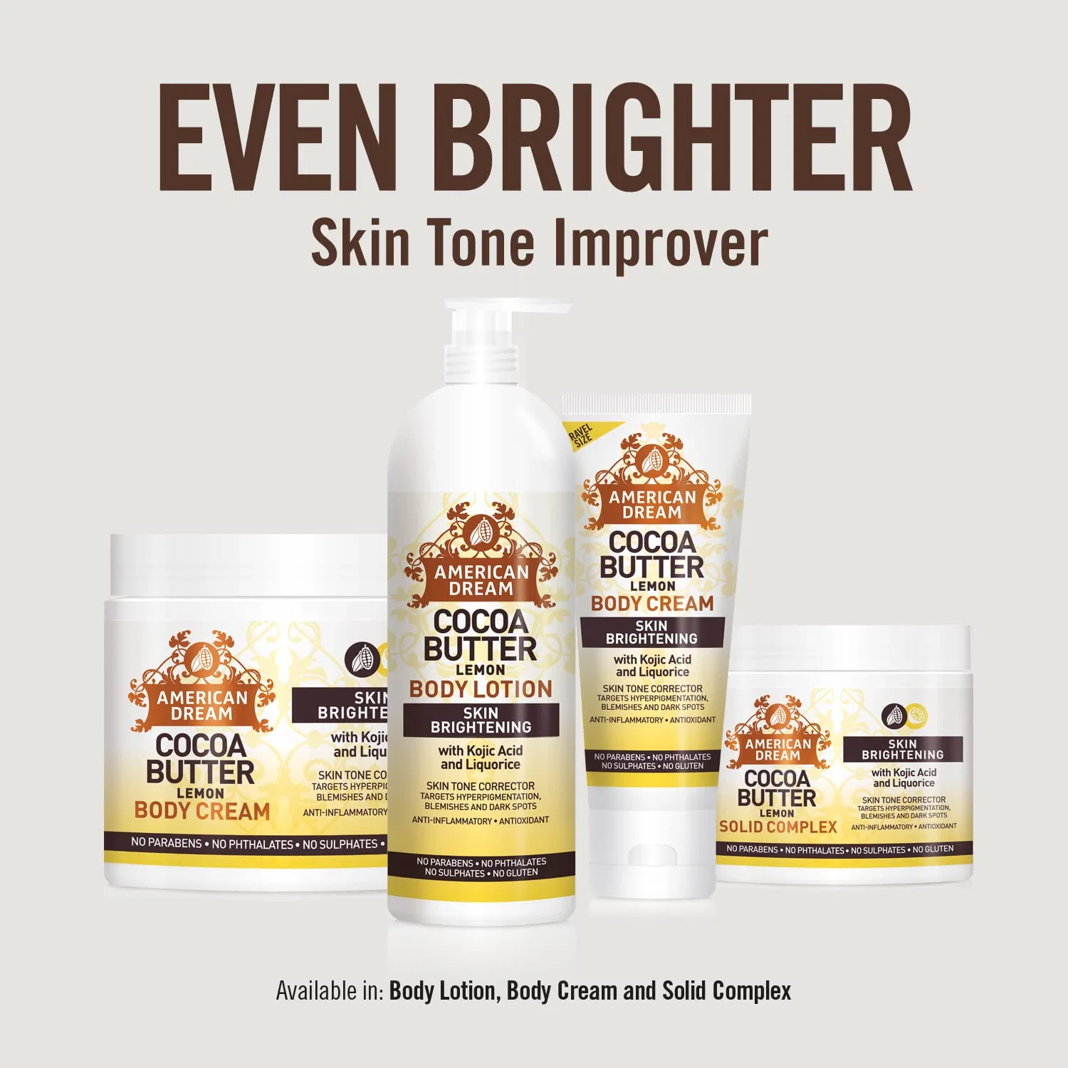 Крем для тела American Dream Lemon Cocoa Butter для осветления кожи 16 унций American Dream — фото 4