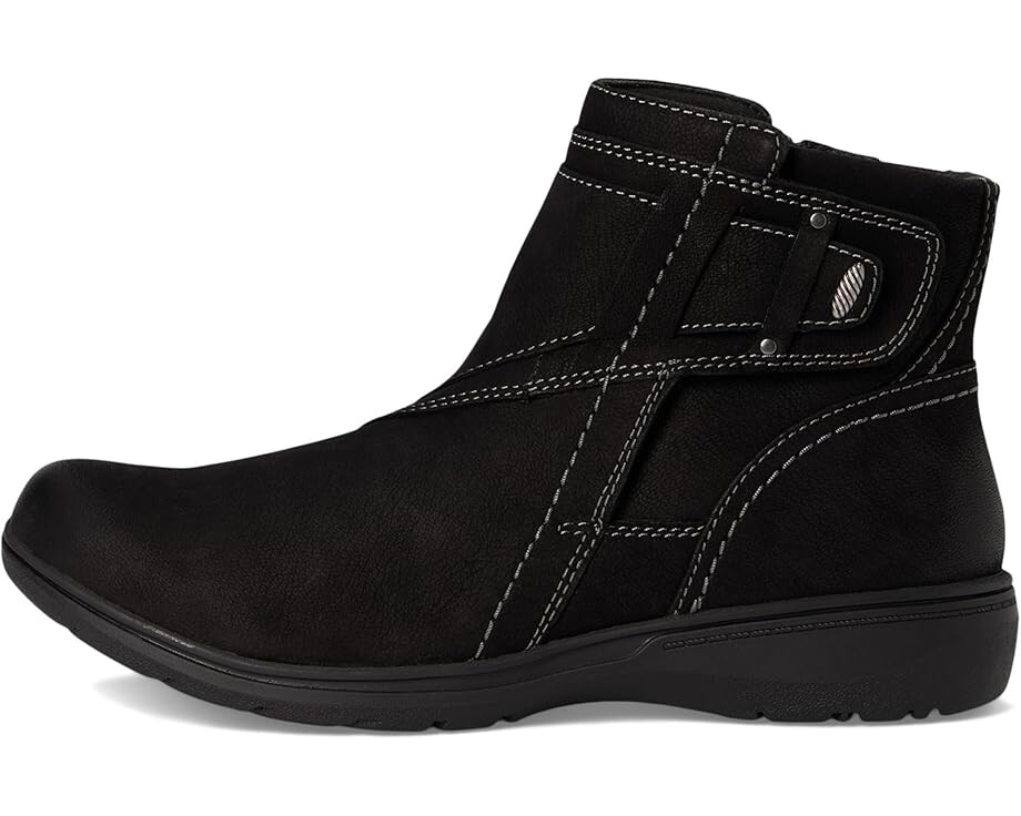 Ботинки женские Clarks Carleigh Style из нубука, черный — фото 4