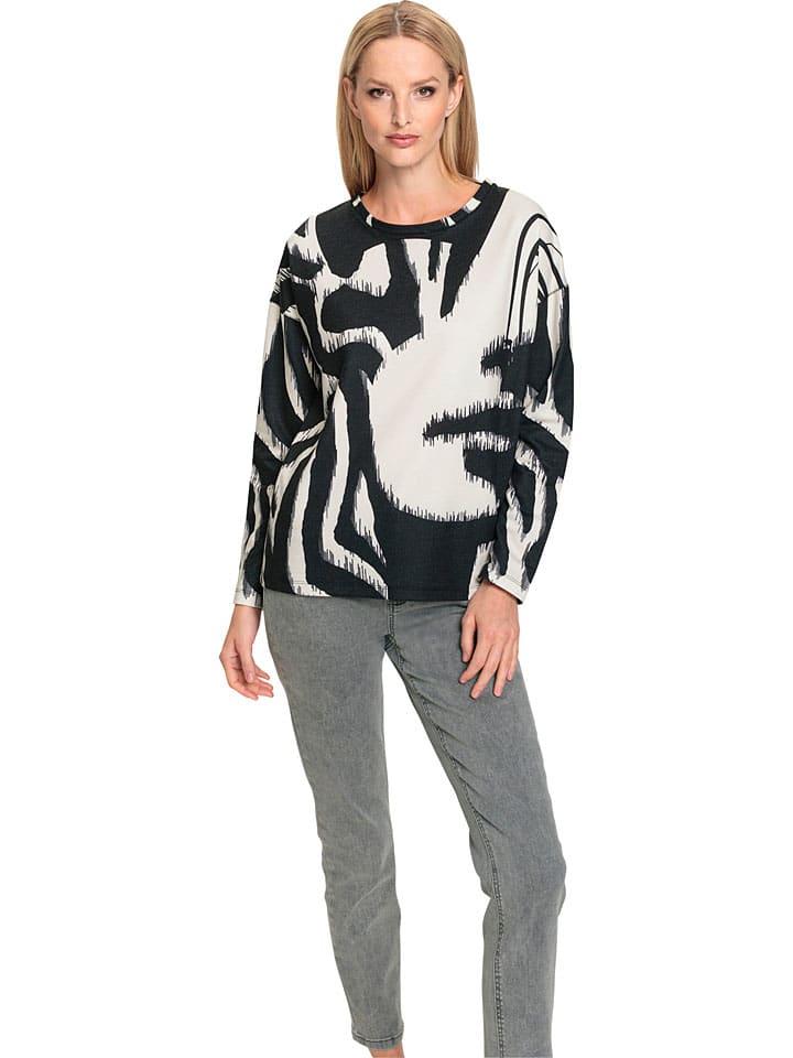 

Лонгслив Heine, черный/белый