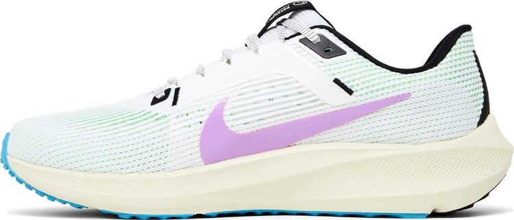 Кроссовки Air Zoom Pegasus 40 SE 'White Multi-Color Mismatch', белый — фото 3