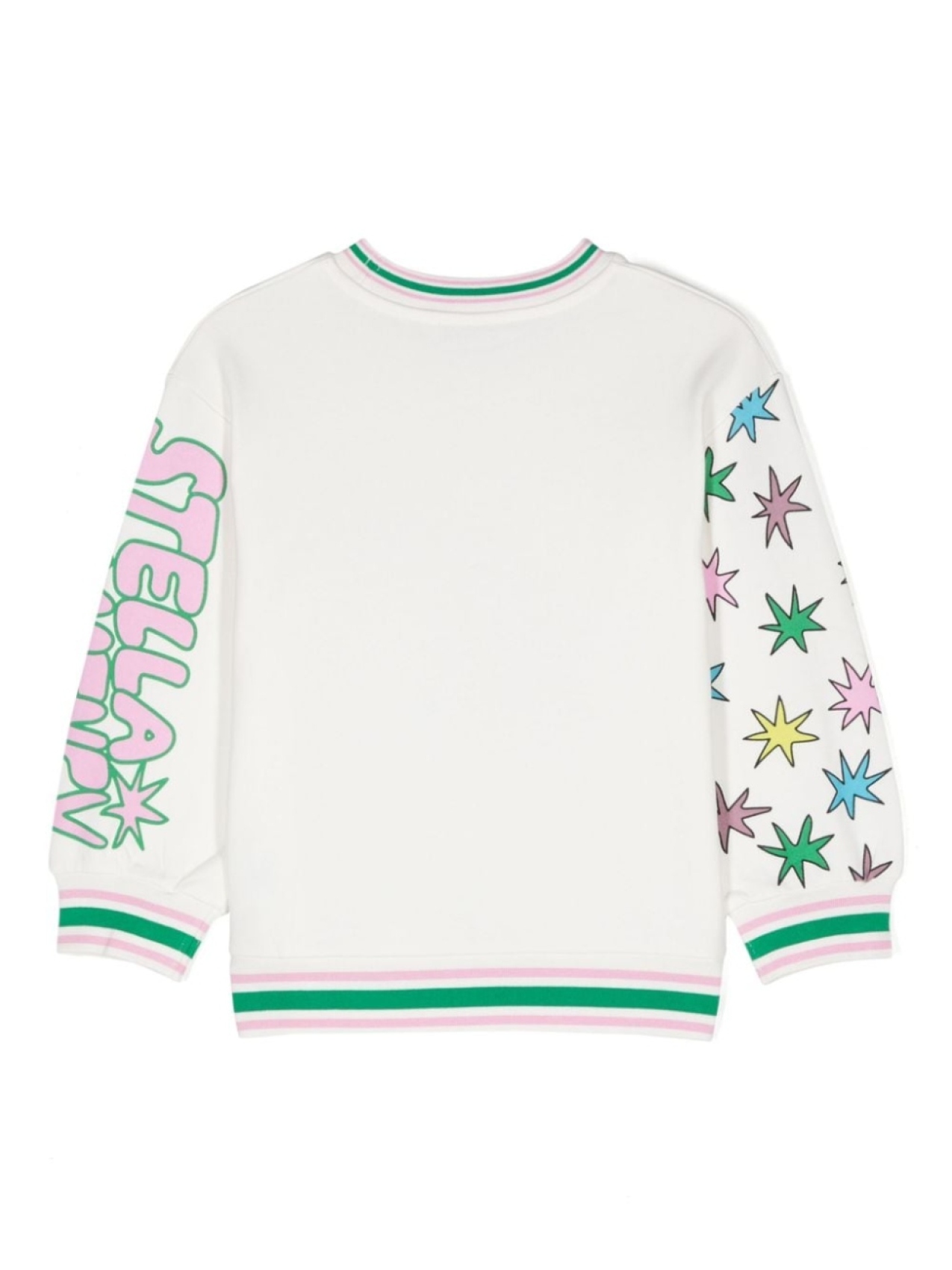 

Stella McCartney Kids толстовка Shooting Stars из органического хлопка, белый