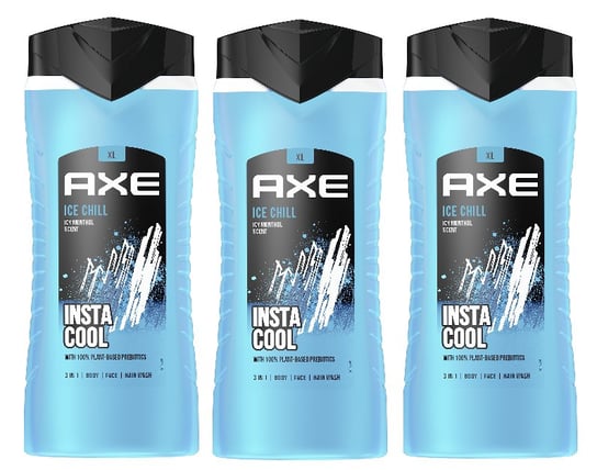 

Гель для душа, 3х400мл Axe, Ice Chill