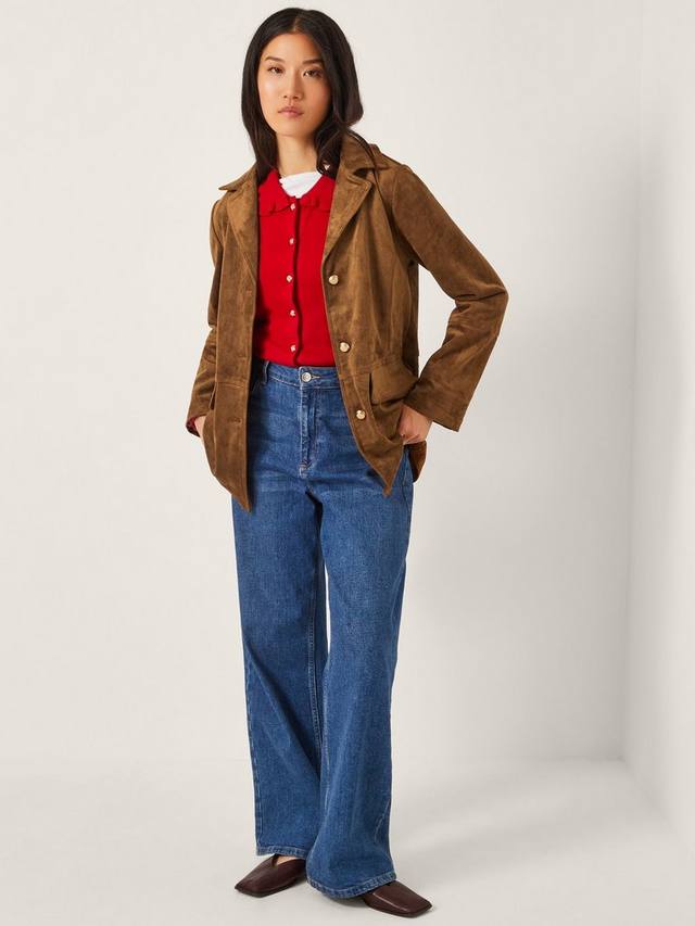 

Куртка Naya Suedette Monsoon, Mid Brown