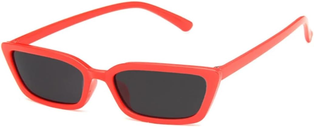 

Роскошные винтажные солнцезащитные очки небольшого размера для мужчин и женщин, модные летние очки для путешествий, унисекс, защита от УФ-излучения UV400 VVTWSSW, Red Gray