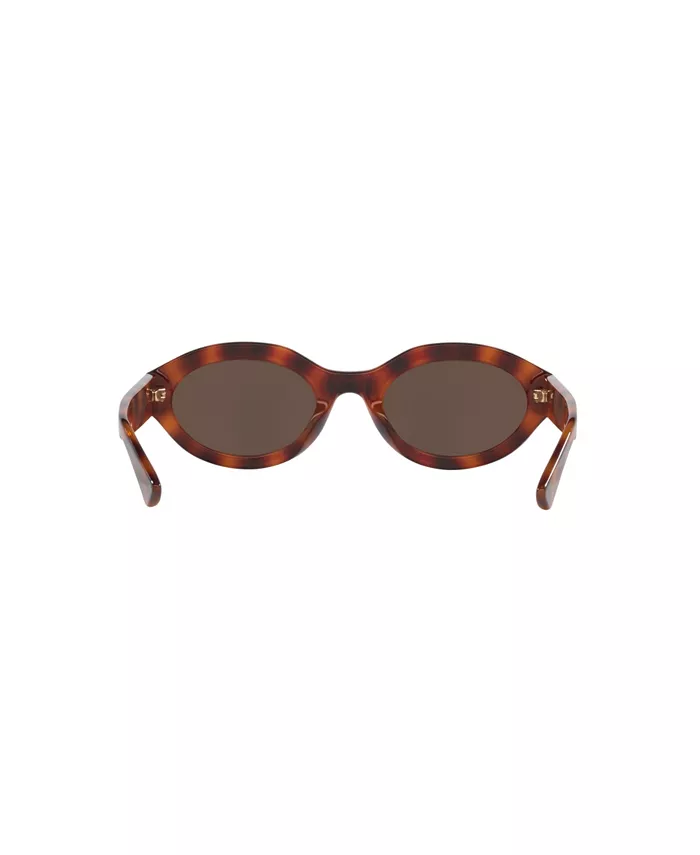 Женские прямоугольные солнцезащитные очки, GG1579S GC002274 Gucci, коричневый — фото 4