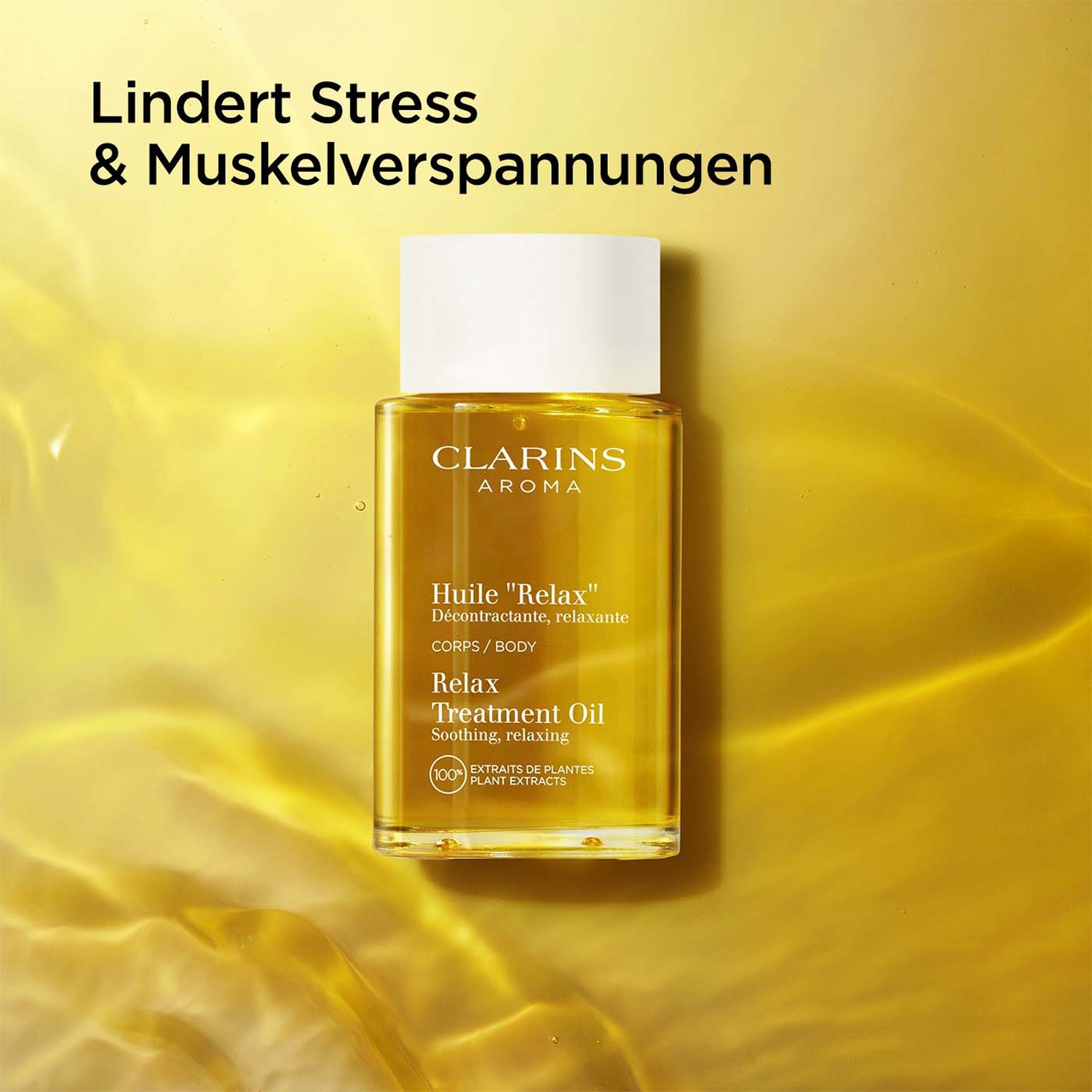 Масло для тела aromaphytocare huile relax Clarins, объем 100 мл — фото 3