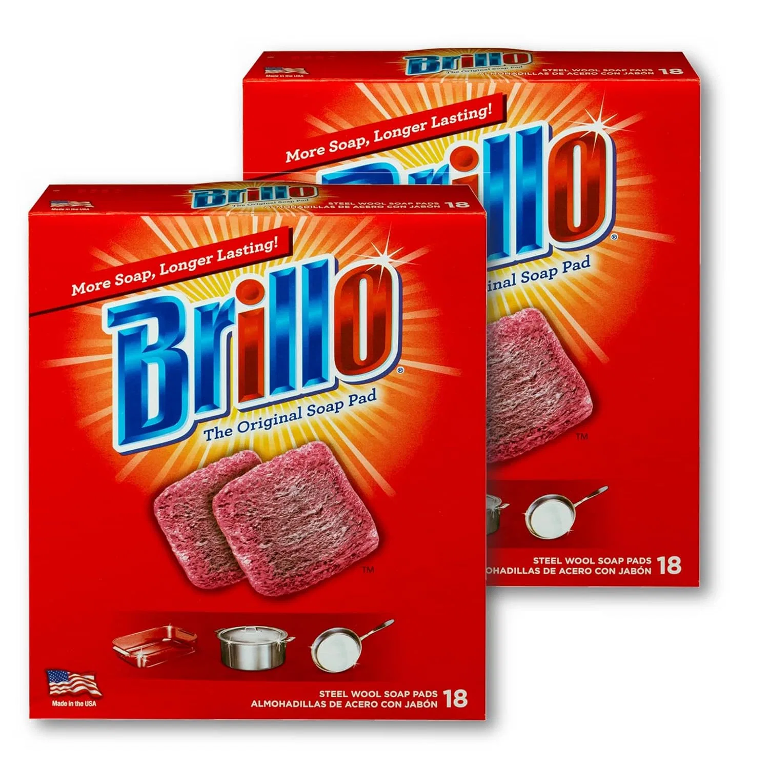 Средство для снятия макияжа Brillo — 36 стальных ватных дисков
