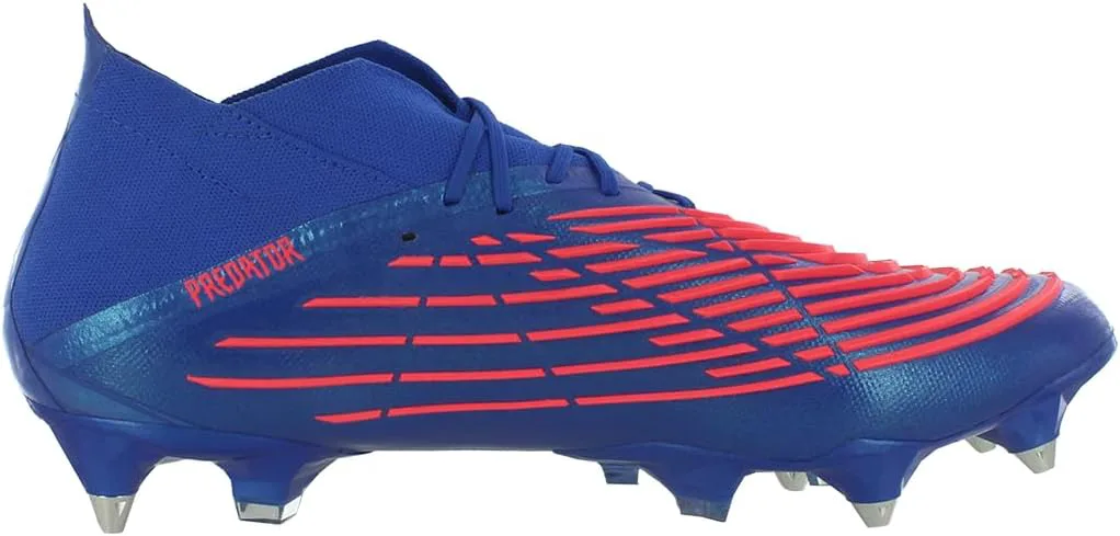 Футбольные бутсы Adidas Predator 18.4 FxG для мальчиков, синий/красный — фото 2