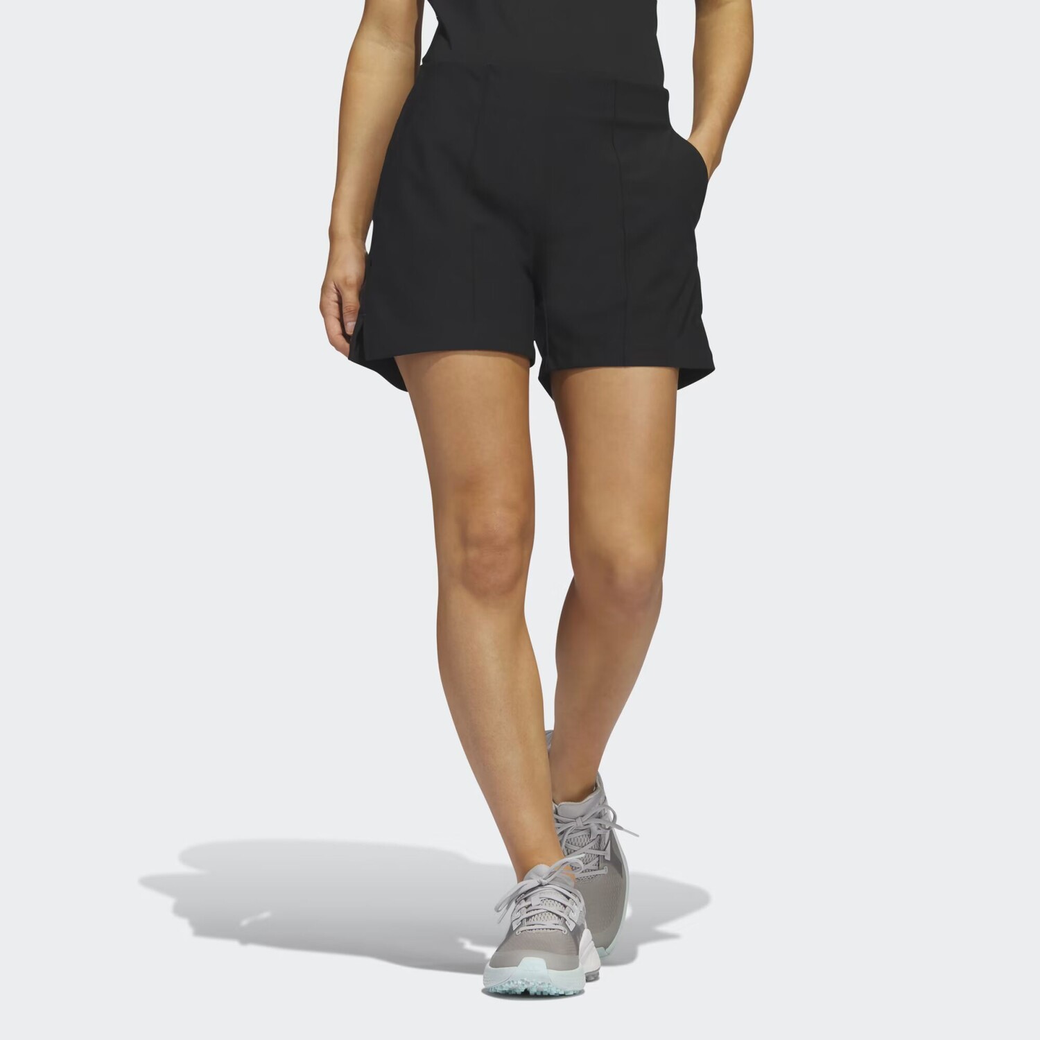 

5-Дюймовые шорты для гольфа без защипов с защипами Adidas, цвет Black