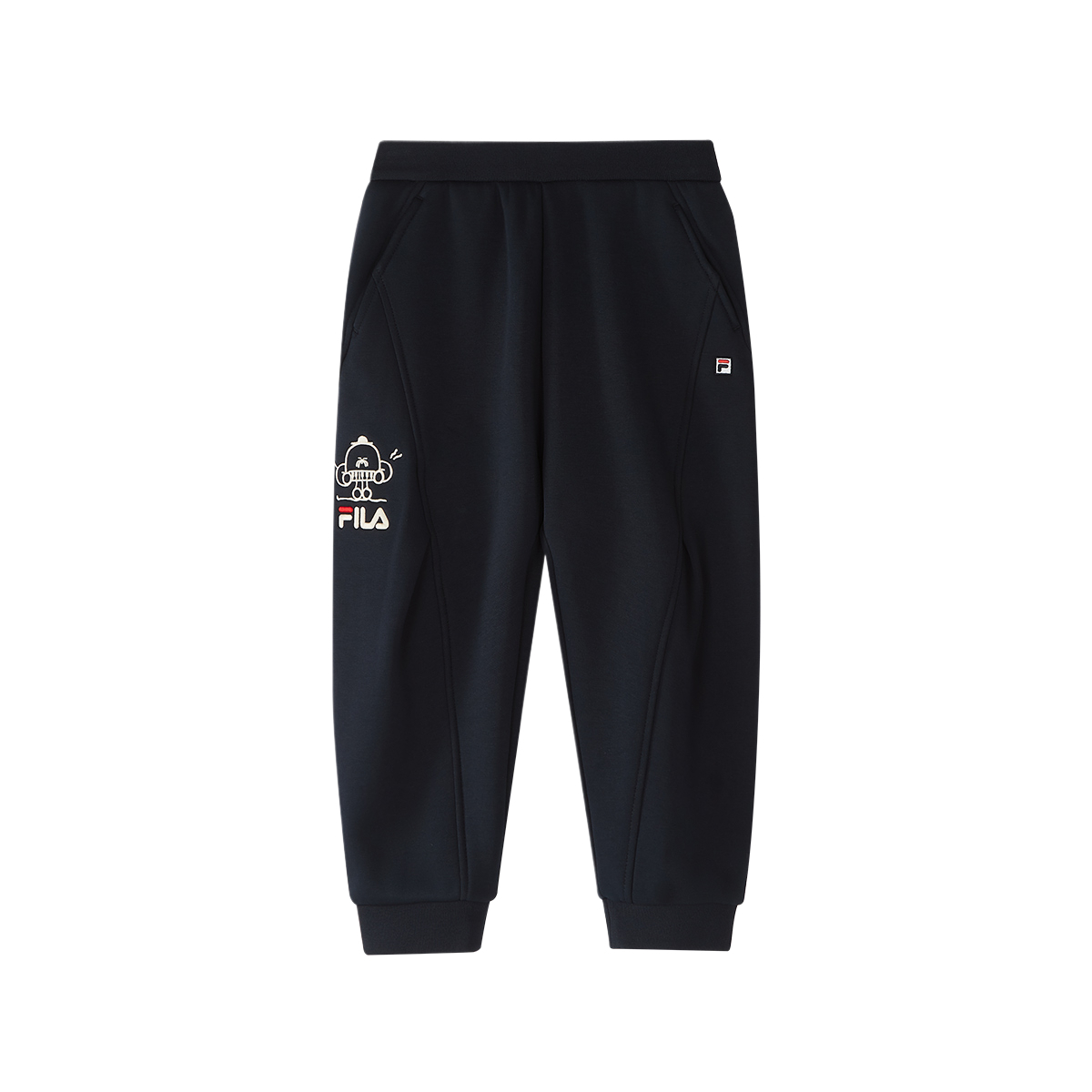 

Детские вязаные спортивные штаны Ким Сынен в возрасте от 3 до 7 лет Fila Kids, legend синий