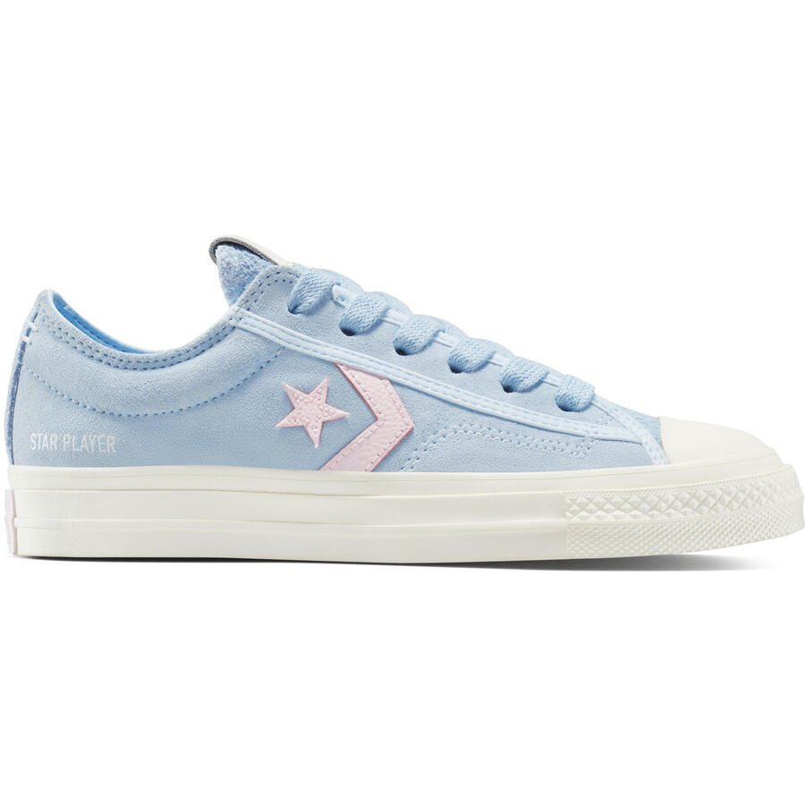 Кроссовки Converse Star Player 76 из цветной замши, синие, женские