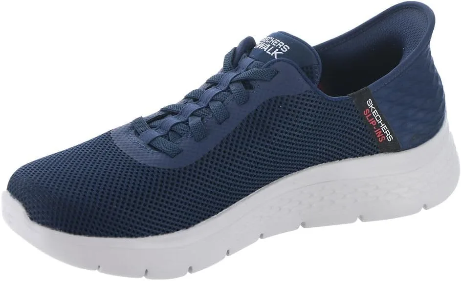 Мужские слипоны Skechers Hands Free: Go Walk Flex Hands Up Trainers, темно-синий — фото 4