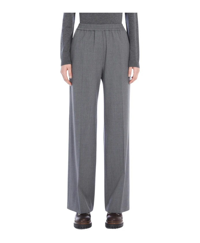 

Широкие брюки Max Mara, серый
