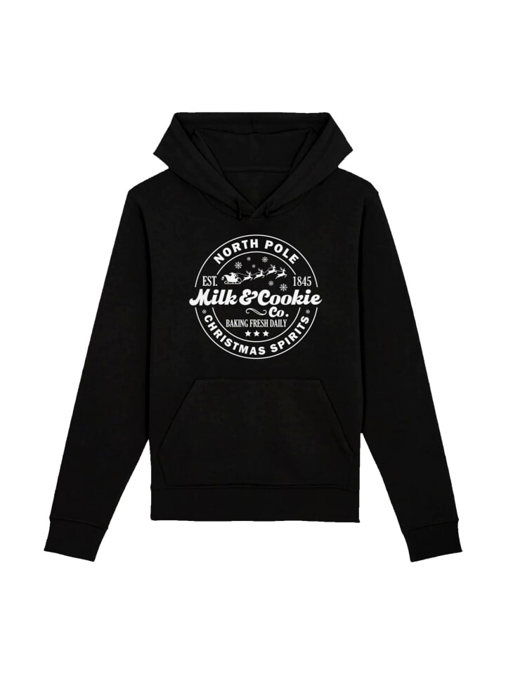 

Пуловер F4NT4STIC Hoodie Milk and Cookie Bakery Retro Weihnachten, черный