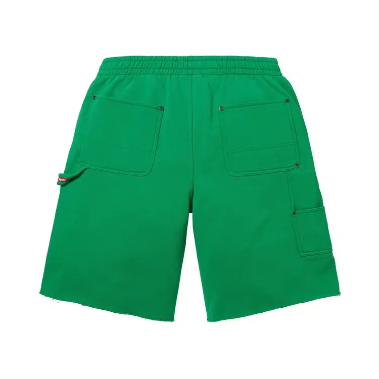 Спортивные шорты Supreme Double Knee Painter Sweatshort, зеленый — фото 2