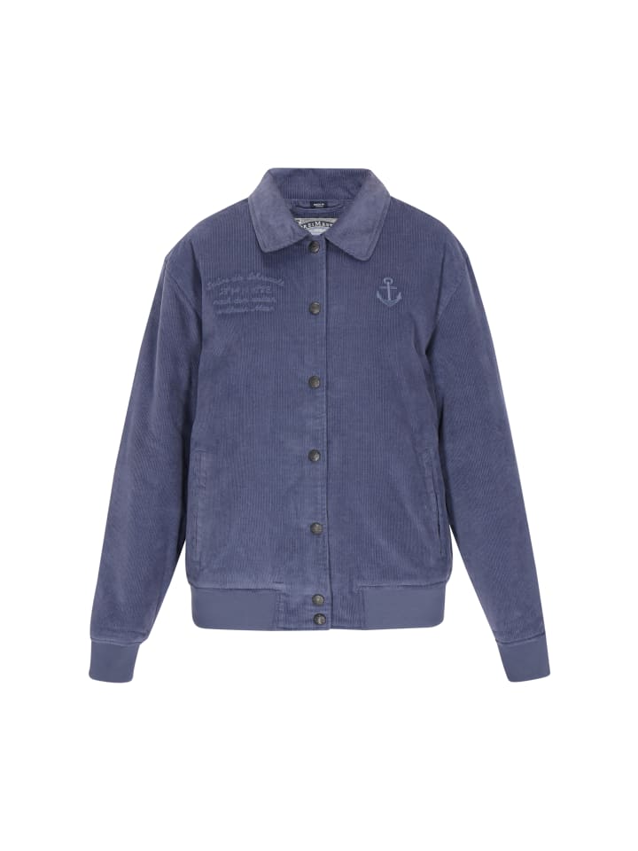 

Женская куртка джинсово-синего цвета DreiMaster Vintage