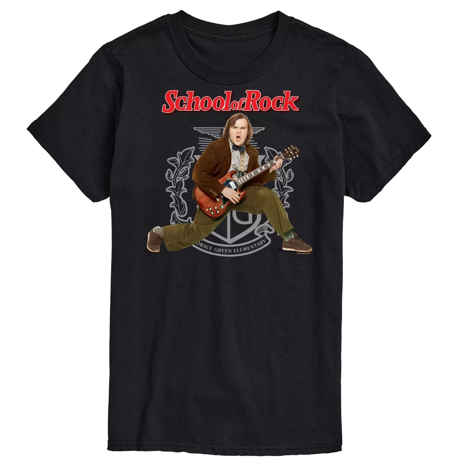 

Футболка с рисунком Big & Tall School of Rock Dewey Finn Pose Licensed Character