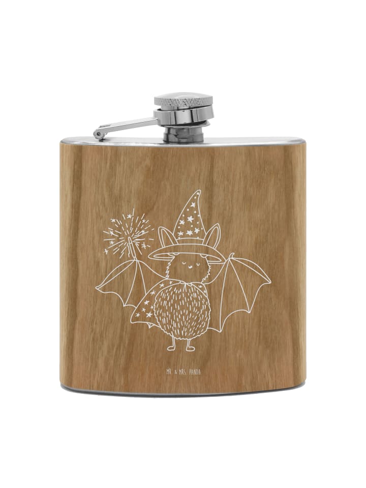 

Mr. & Mrs. Panda Фляжка Flachmann Chinchilla Blume ohne Spruch in Braun