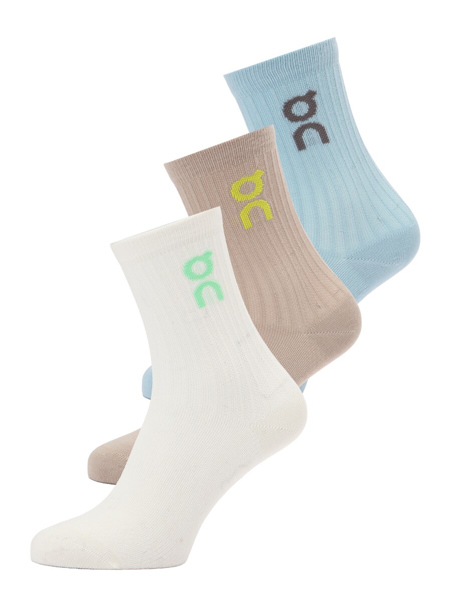 

Носки On, Sand/Light blue/White