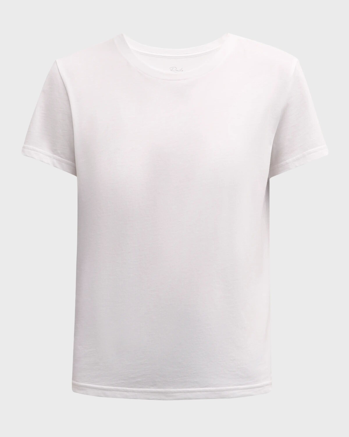 

Классическая футболка с круглым вырезом из роскошного хлопкового джерси Rails, белый