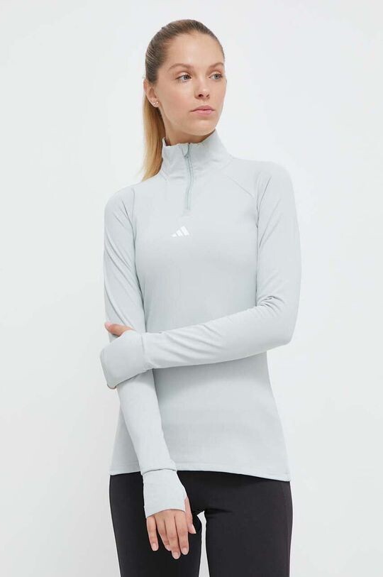 

Толстовка для тренировок Techfit COLD.RDY adidas, зеленый