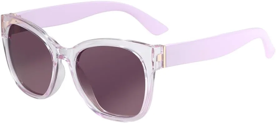 

Модные поляризованные солнцезащитные очки «кошачий глаз» для женщин, большие солнцезащитные очки с защитой UV400, в стиле ретро HYYZZC, 008 Gradient Purple