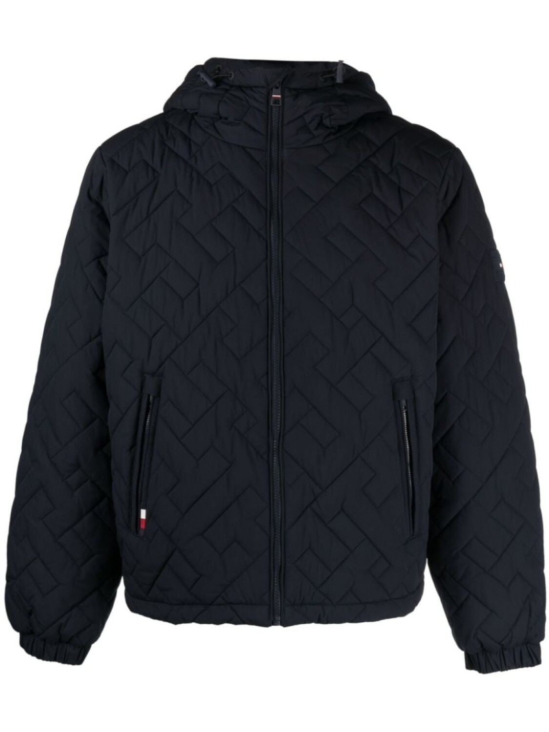 

Tommy Hilfiger куртка с капюшоном и монограммой, синий
