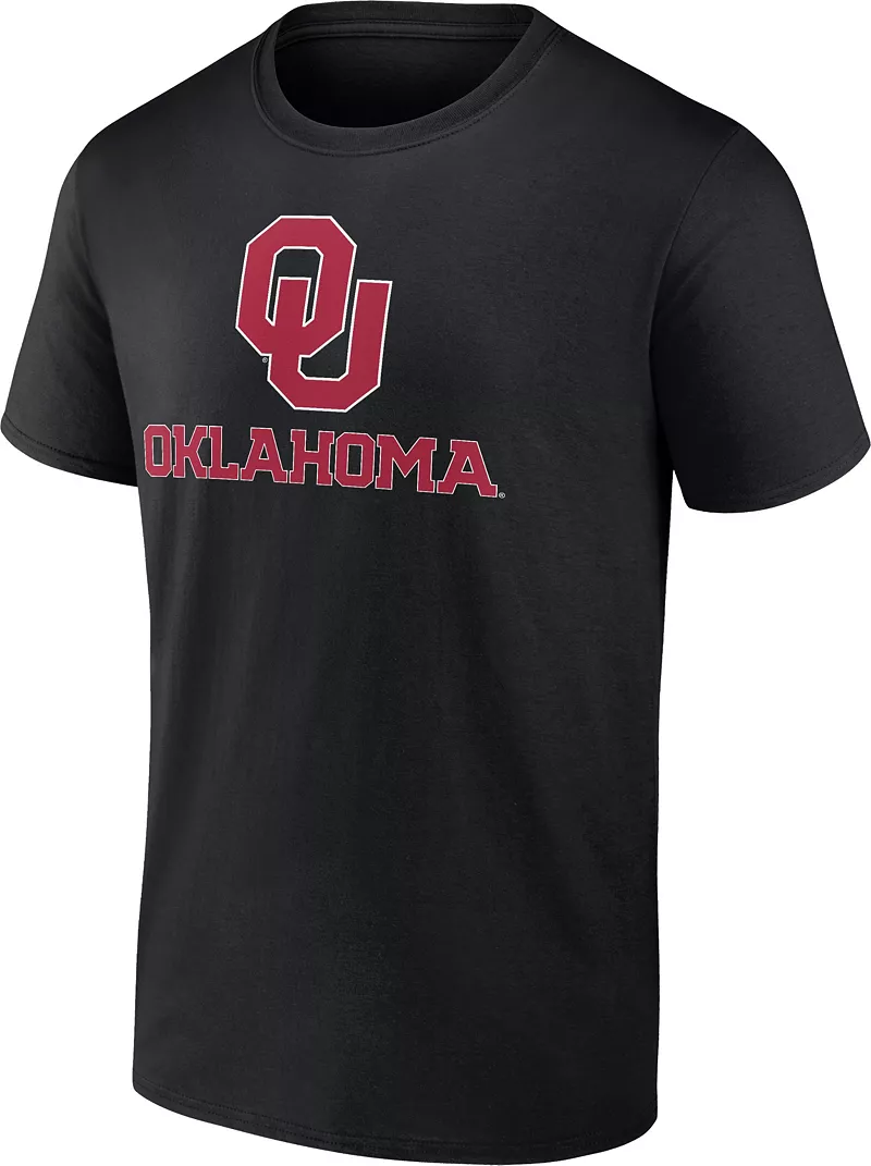 

Мужская черная футболка NCAA Oklahoma Doesners Lockup Fanatics
