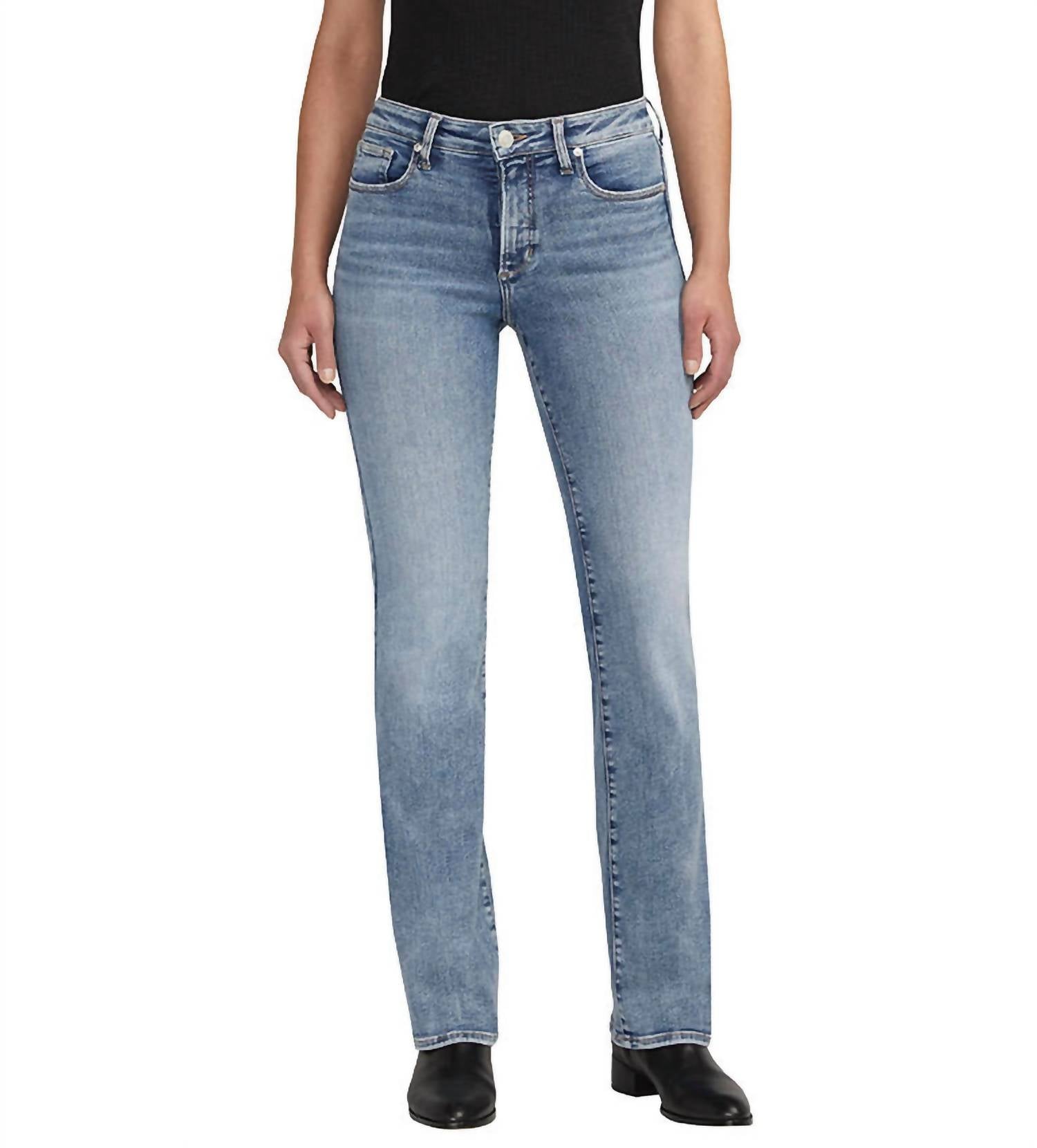 

Джинсы Forever Stretch High Rise Bootcut в стиле гидроцикла JAG, цвет jet ski