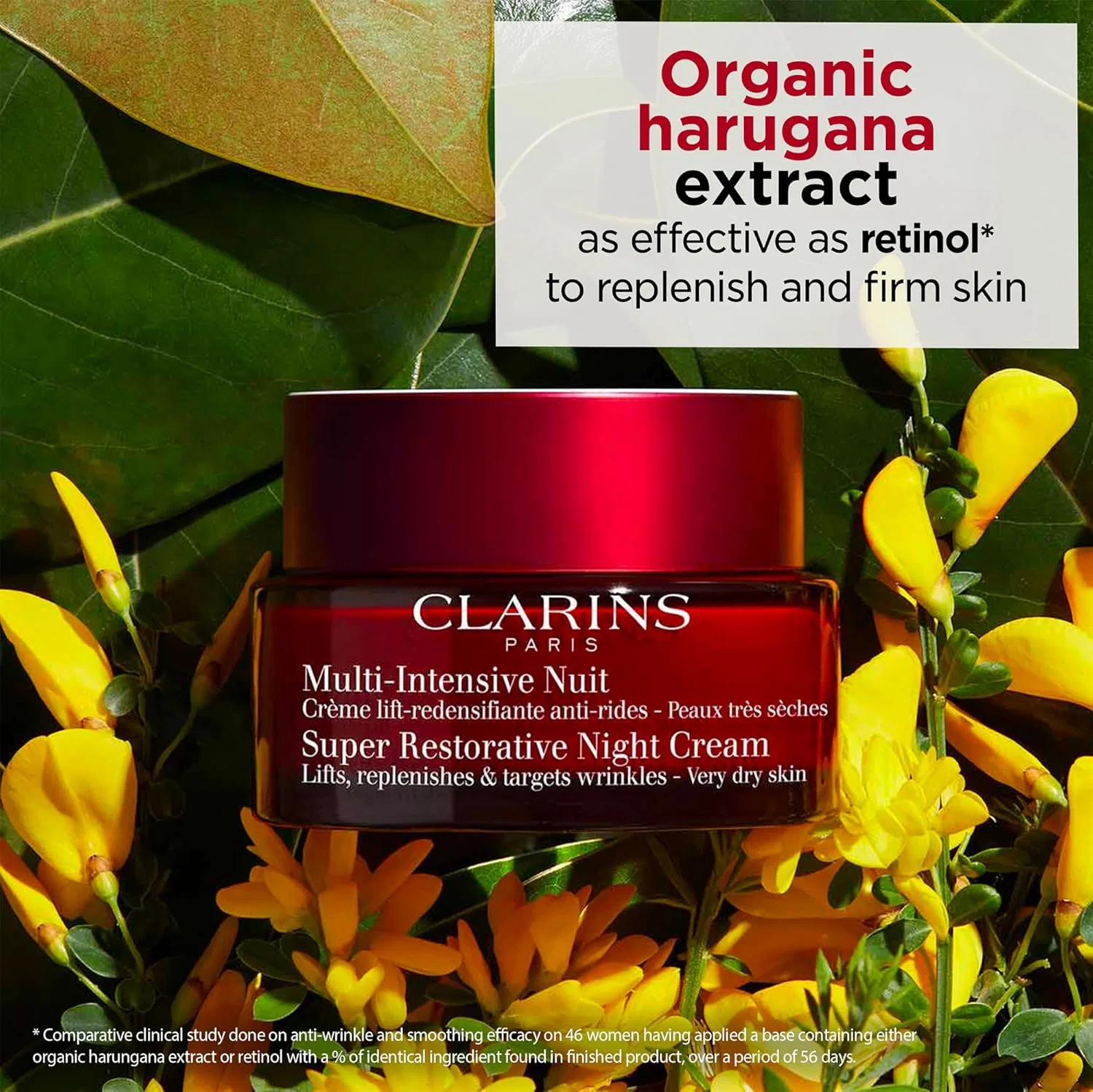 Крем для лица Clarins — Ночной Super Restorative Suplanite для сухой кожи, 50 мл — фото 4