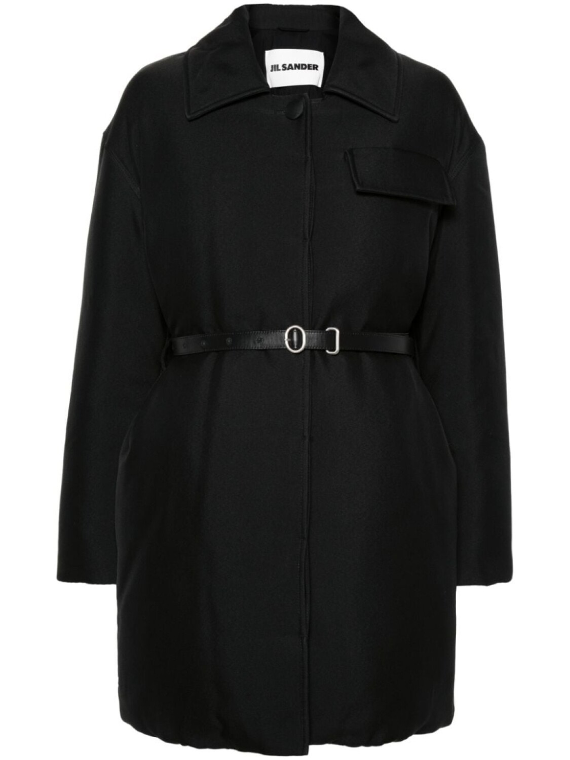 

Jil Sander длинный пуховик, черный