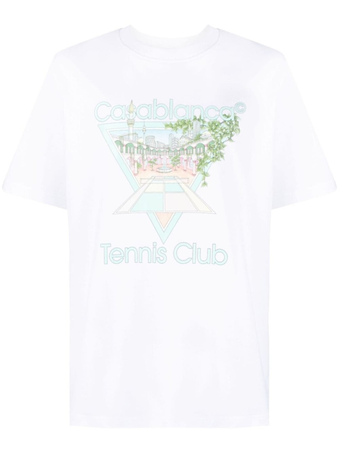 

Casablanca футболка Tennis Club Icon, белый