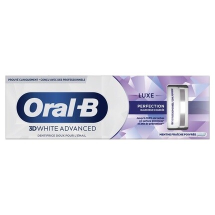 Отбеливающая зубная паста Oral-B 3D White Advanced Luxe Perfection, 75 мл — фото 2