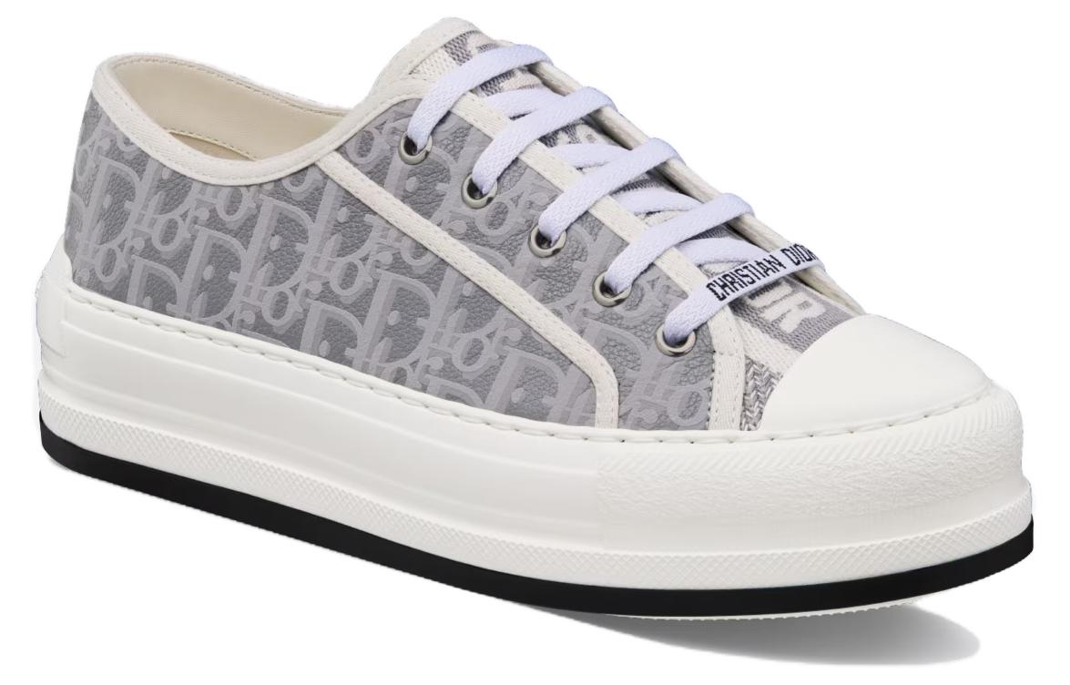 Прогулочные кроссовки Walk'n'Dior Low Top женские черно-белые — фото 3
