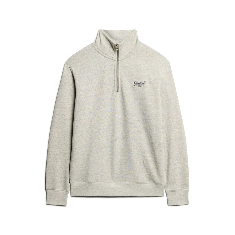 

Толстовка Superdry Essential Logo Henley, серый