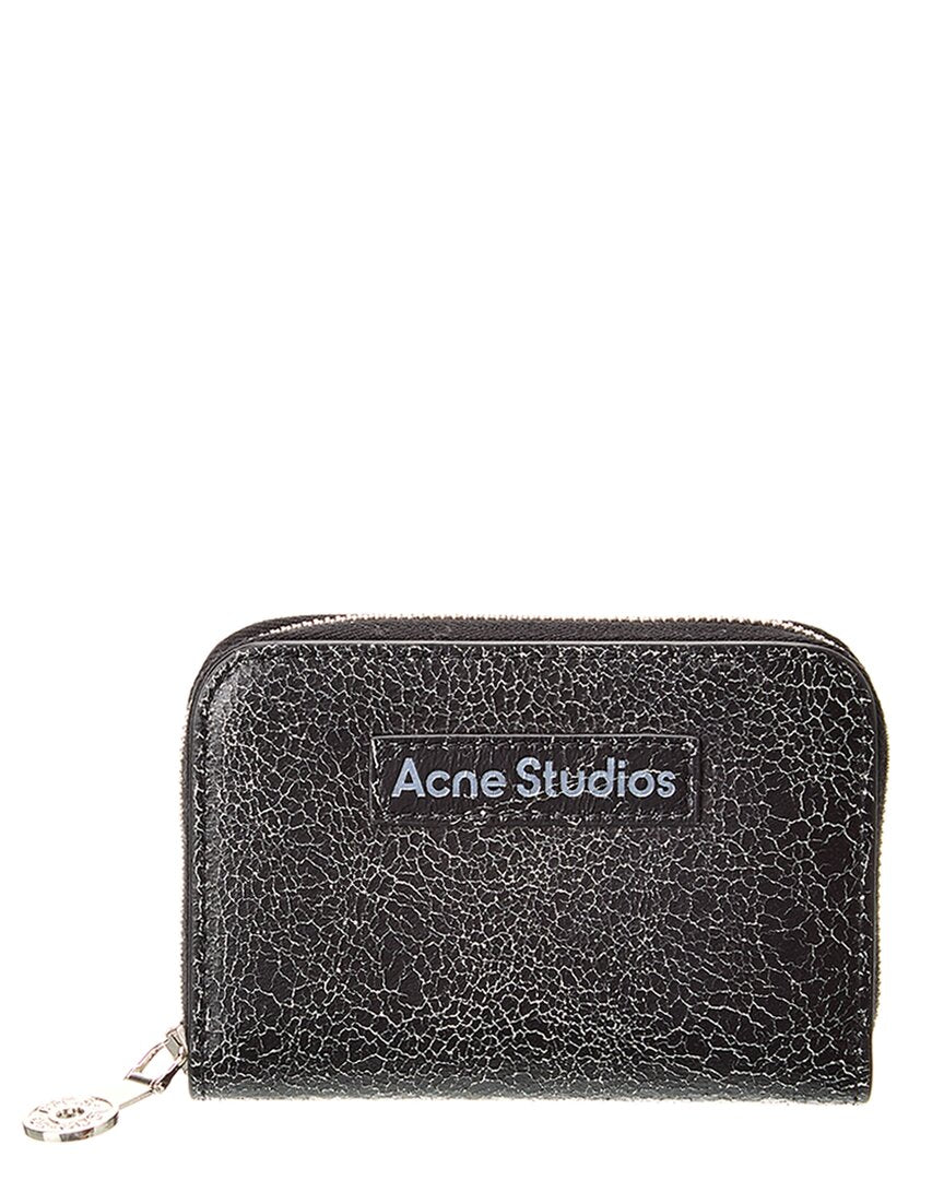 

Кожаный чехол для карт с логотипом Acne Studios, черный