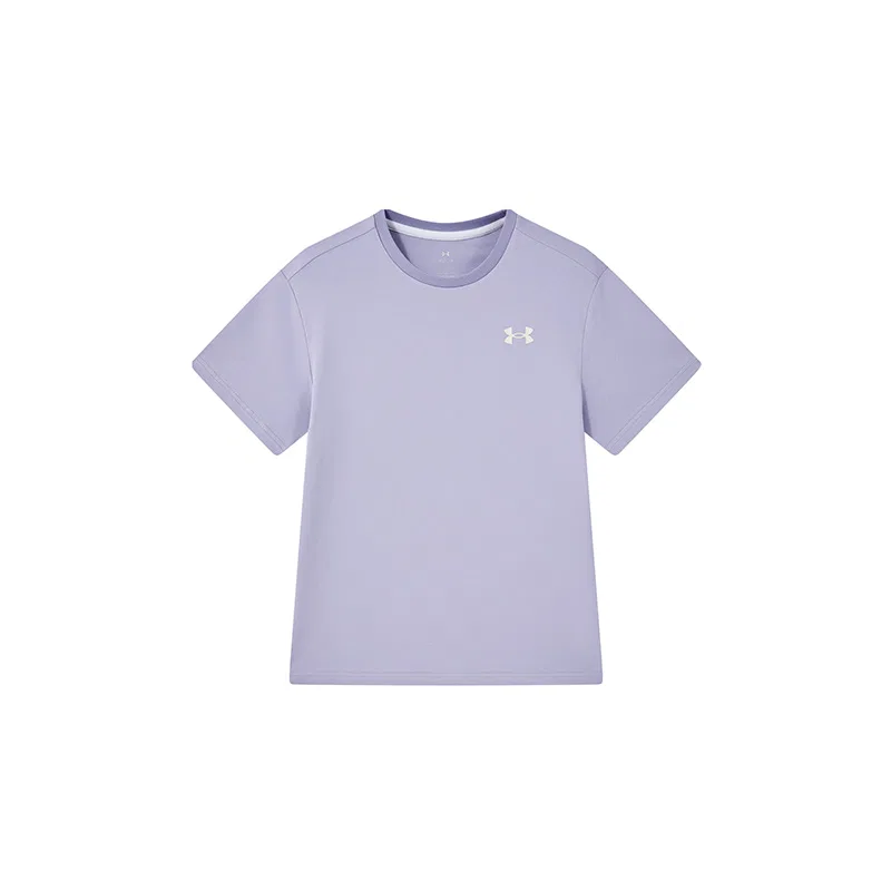 Детская футболка с круглым вырезом, средней растяжимости Under Armour, Lavender Purple