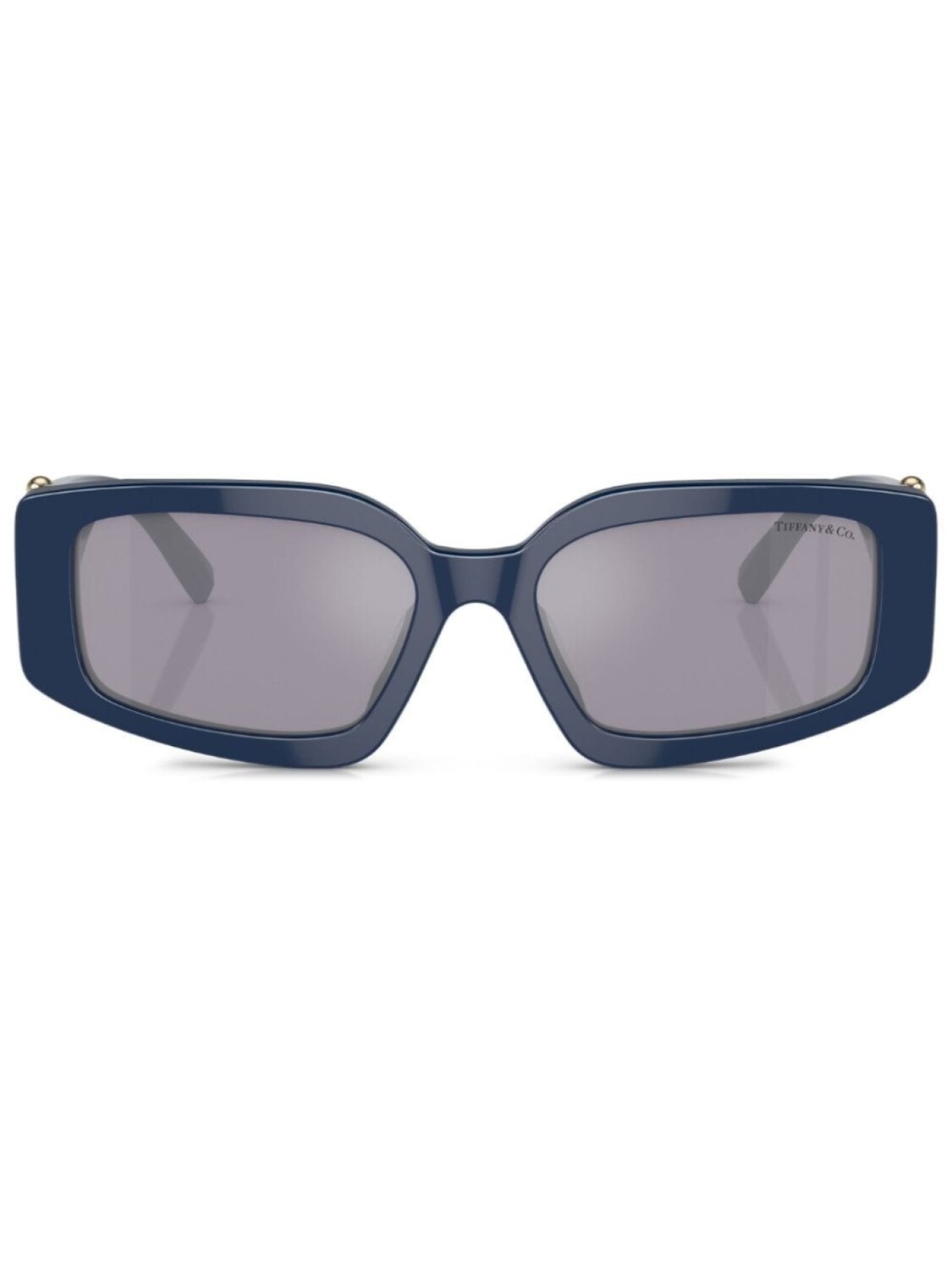 

Tiffany & Co Eyewear солнцезащитные очки в прямоугольной оправе, синий