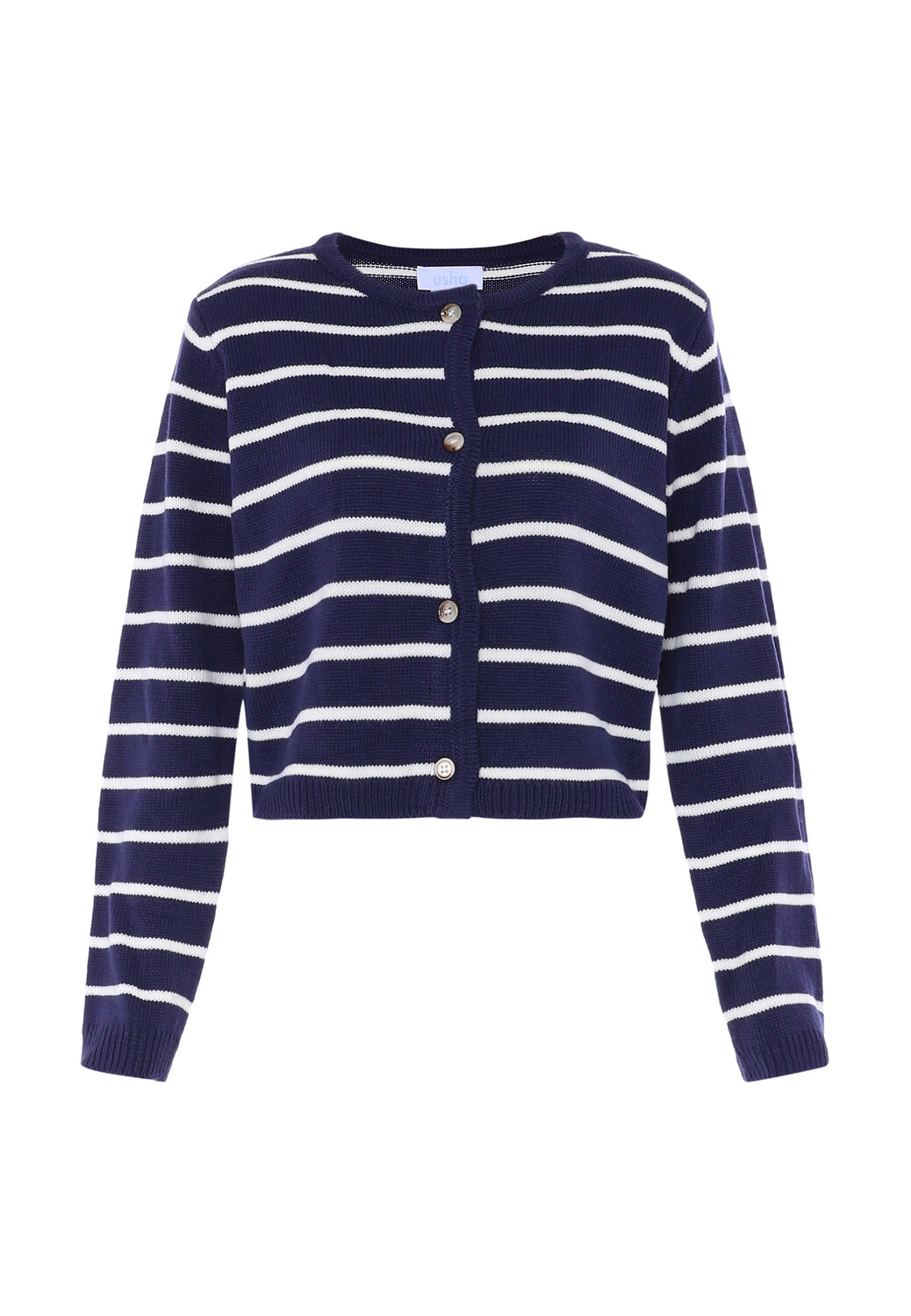 

Толстовка usha BLUE LABEL Cardigan, цвет MARINE WEISS STREIFEN