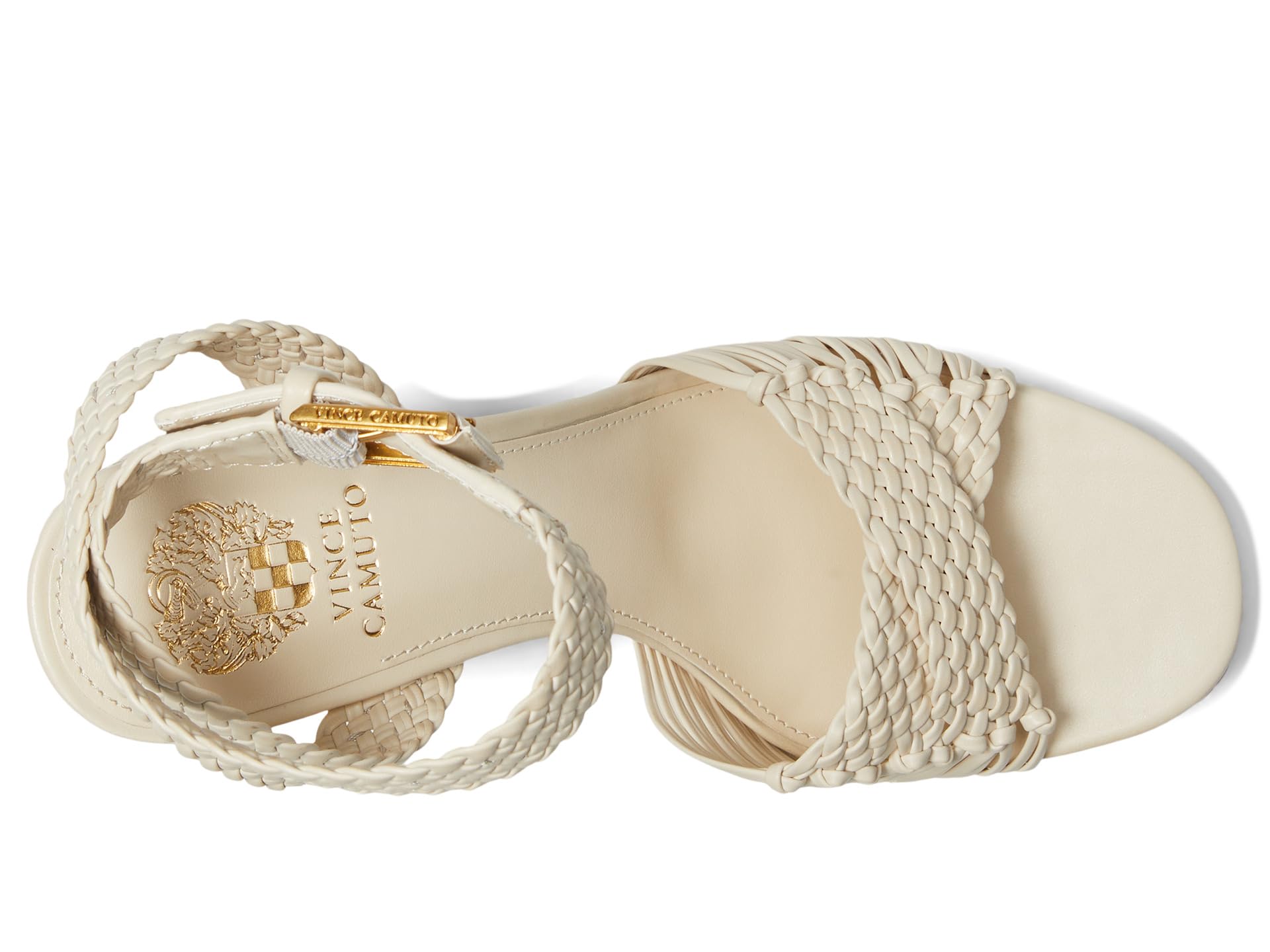 Туфли Vince Camuto Pessa Woven Platform Sandals, Panna Creme — фото 2