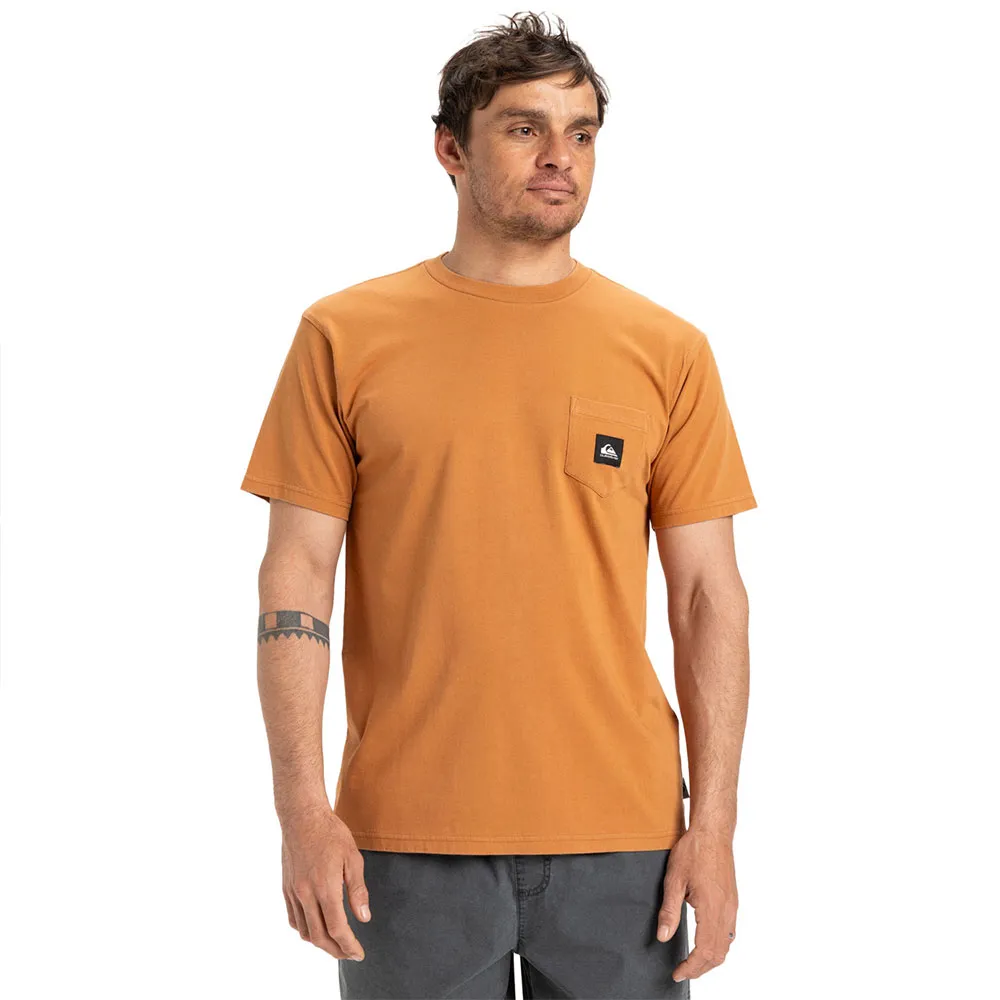 

Футболка с коротким рукавом Quiksilver Salt Water Pocket, коричневый