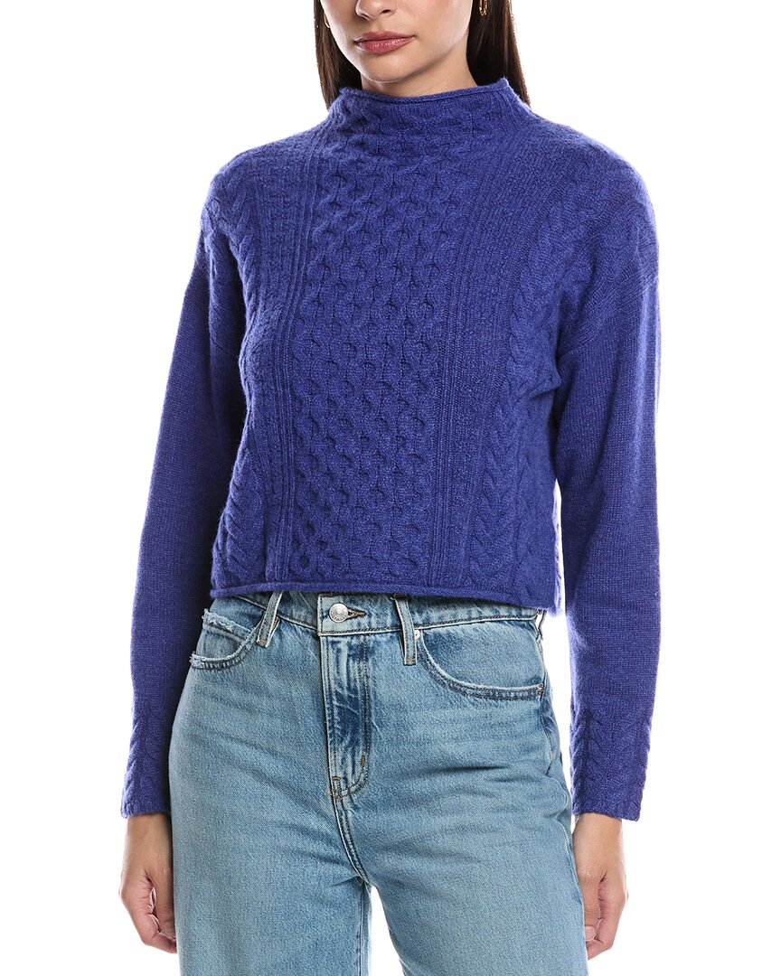 

Алашан Кашемир Дарела Косой Кабельный Воротник Кашемировый Свитер Alashan Cashmere