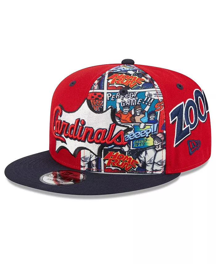 

Бейсболка-снепбек 9FIFTY St. Louis Cardinals MLB 2025 MLB Diamond Hero Edition для больших мальчиков и девочек (красно-синяя/синяя) New Era