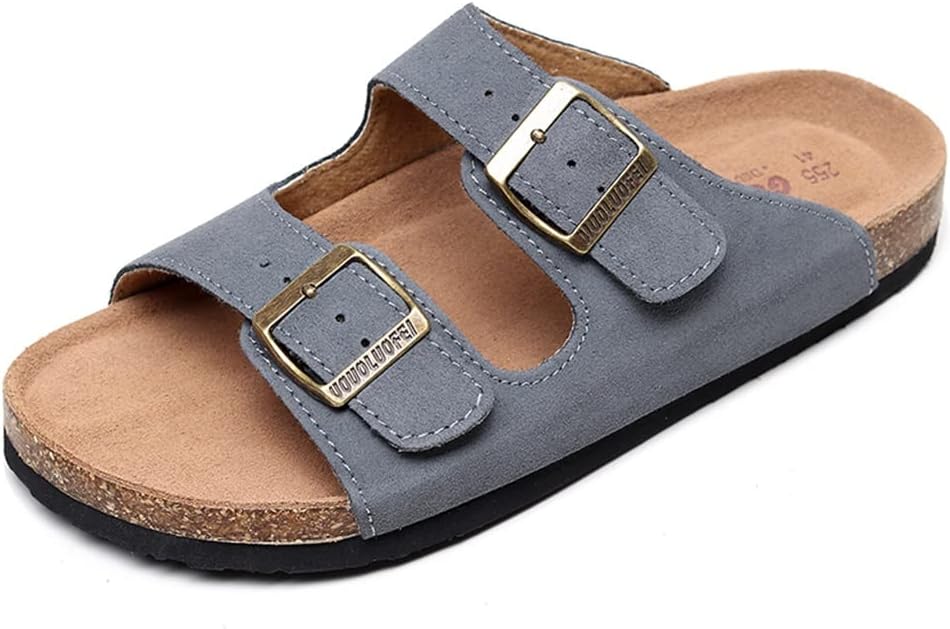 

Сланцы для мужчин с открытым носком, регулируемыми ремешками и удобной поддержкой свода стопы, спортивные ортопедические пляжные шлепанцы, летние спортивные тапочки Xuemml, синий