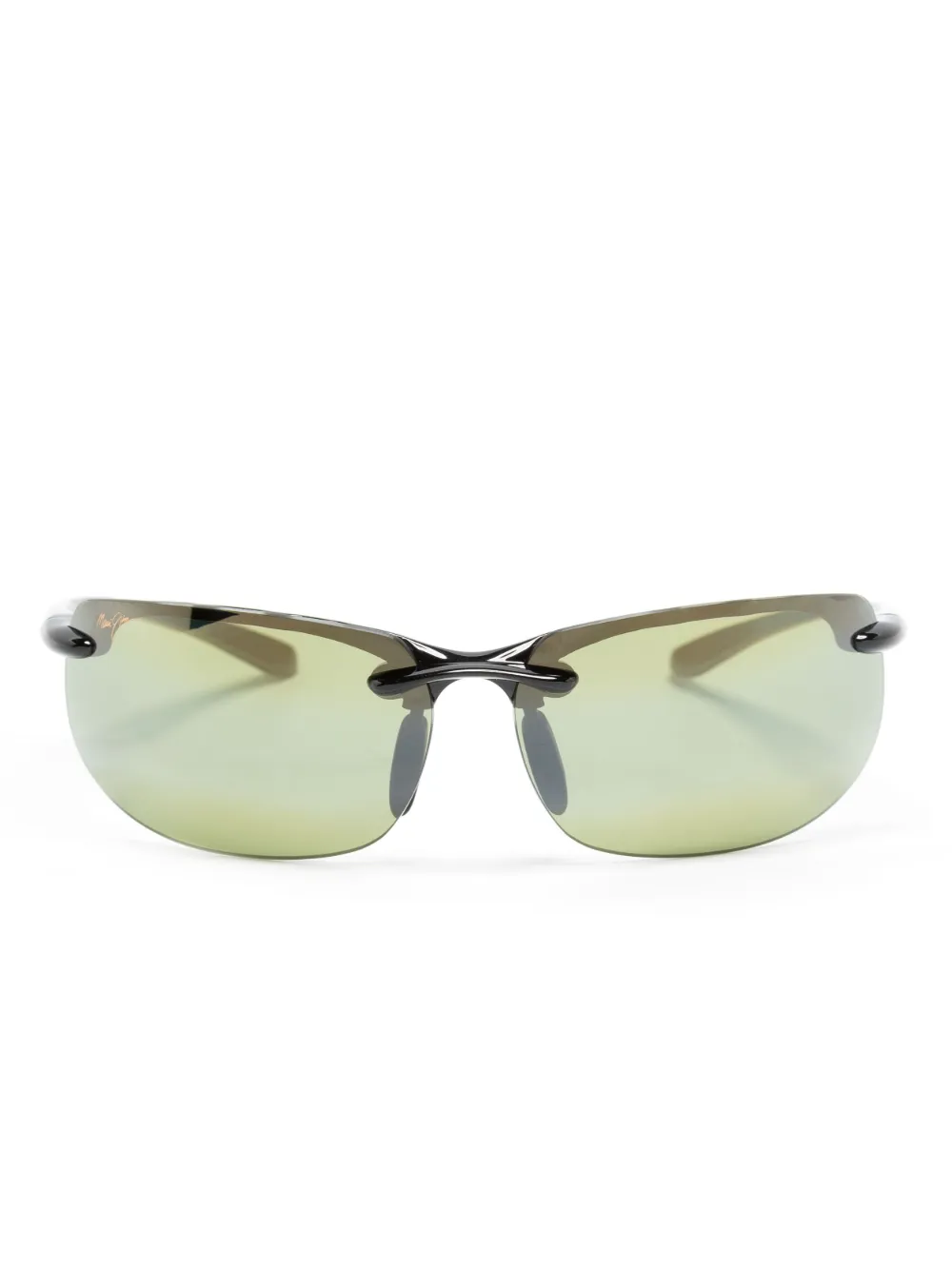 

Солнцезащитные очки Banyans в безободковой оправе Maui Jim, черный